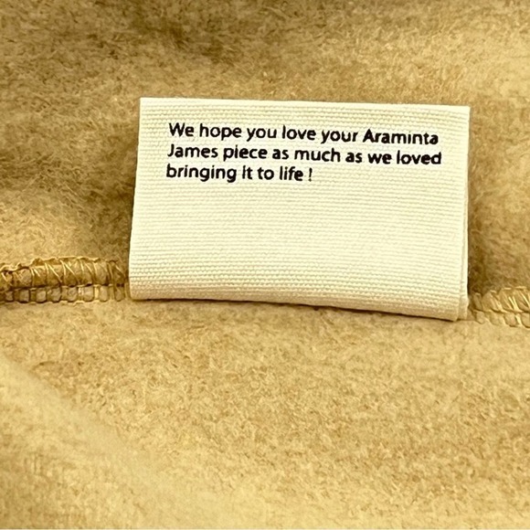 Araminta James Womens Shorts Sz Small Fleece 100% Cotton in Biscuit Nude Tan New - Picture 14 of 16